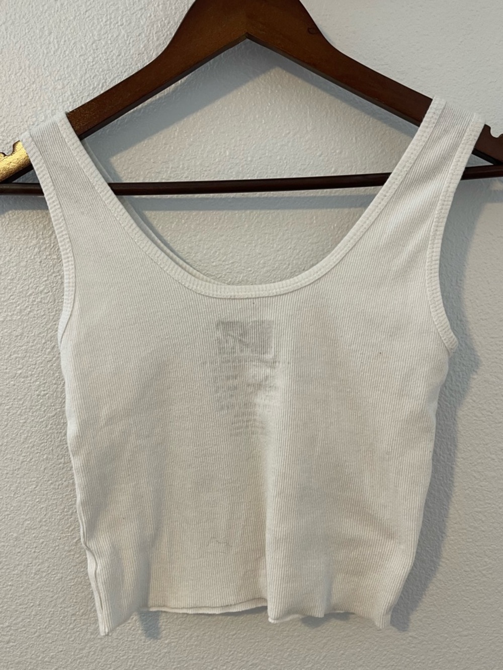 MTV White Tank Top with Pink Checker and Green Logo - Picture 3 of 3